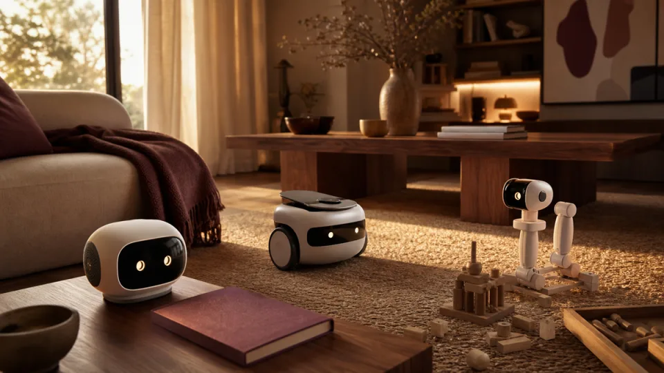 Sélection éditoriale de robots compagnons pour le bureau, la famille et l'apprentissage
